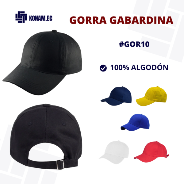 GORRA GABARDINA #GOR10