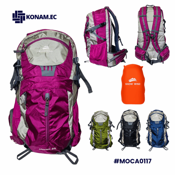 MOCHILA CAMPING 50L SNOW WIND #0011-7 #MOCA0117