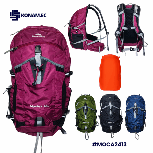 MOCHILA CAMPING SNOW WIND #2413 45 LITROS #MOCA2413