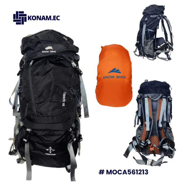 MOCHILA CAMPING SNOW WIND #5612 60 LITROS #MOCA561213
