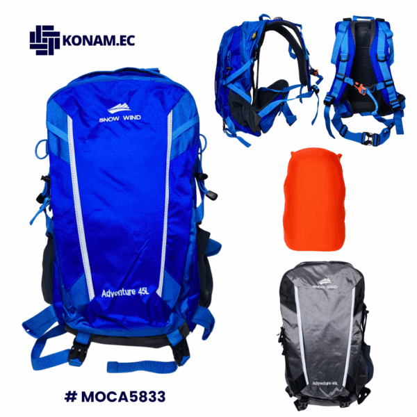 MOCHILA CAMPING SNOW WIND #5833-3 45 LITROS #MOCA5833