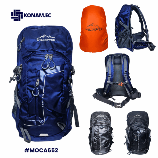 MOCHILLA CAMPING WILLPOWER #652  40LITROS #MOCA652