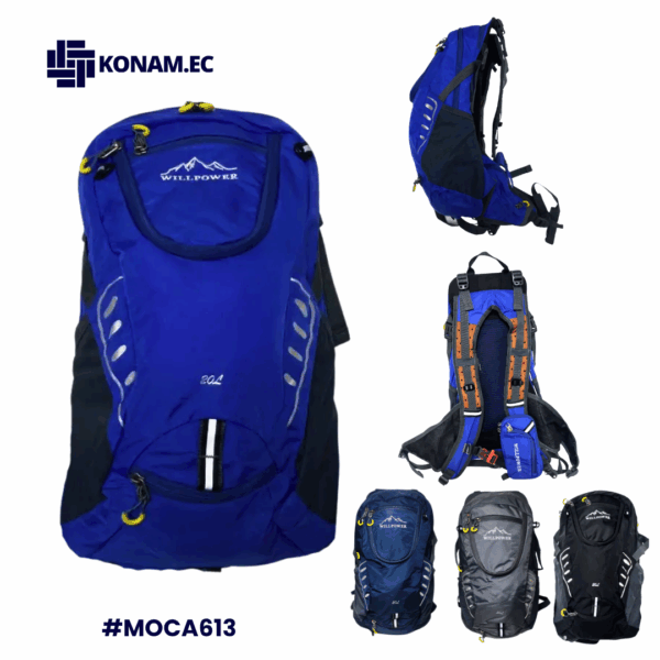 MOCHILLA CAMPING WILLPOWER #613  20LITROS #MOCA613