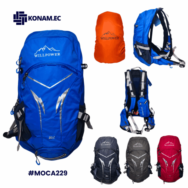 MOCHILA CAMPING WILL POWER #60288 20 LITROS #MOCA229