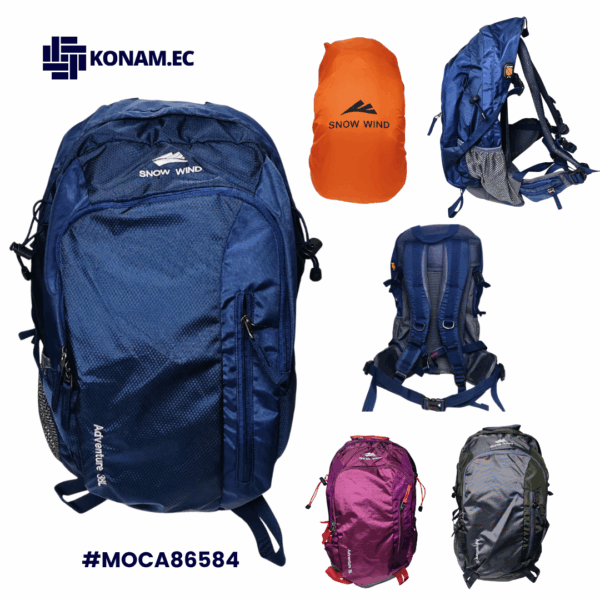 MOCHILA CAMPING SNOW WIND #86058-4 38 LITROS #MOCA86584