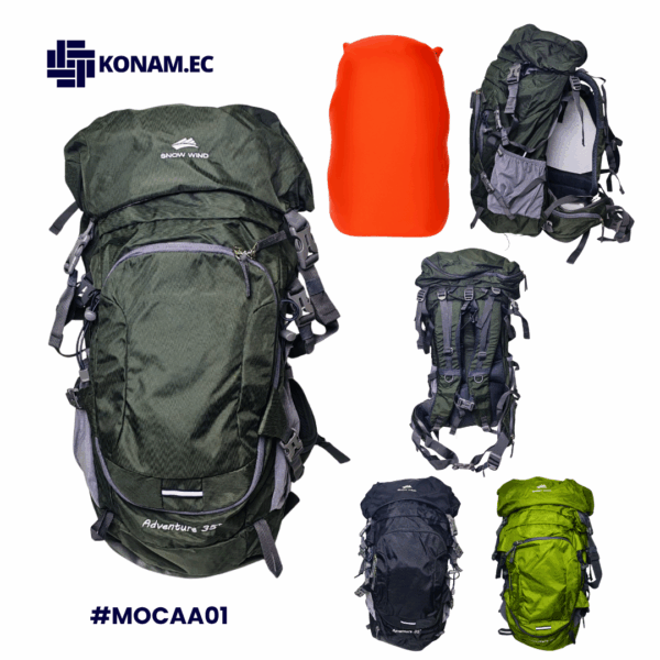 MOCHILA CAMPING SNOW WIND #A-001 35 LITROS #MOCAA01
