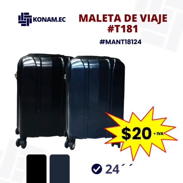 MALETA DE VIAJE 24'' PULGADAS #T181 #MANT181