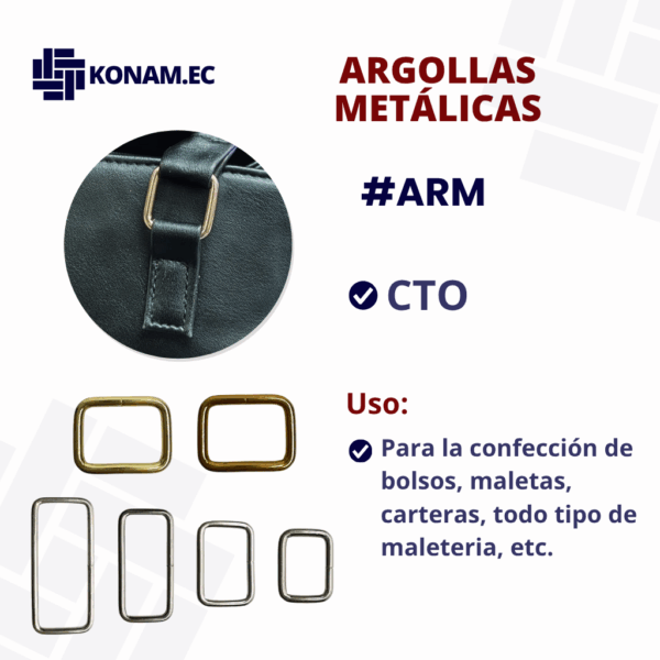 ARGOLLAS METÁLICAS #ARM