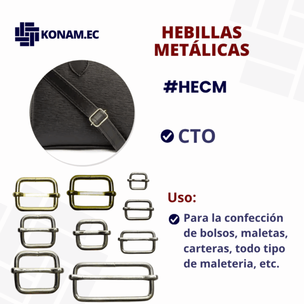 HEBILLAS METÁLICAS #HECM