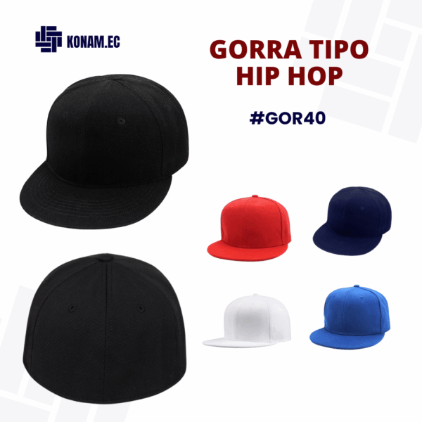 GORRA TIPO HIP HOP #GOR40