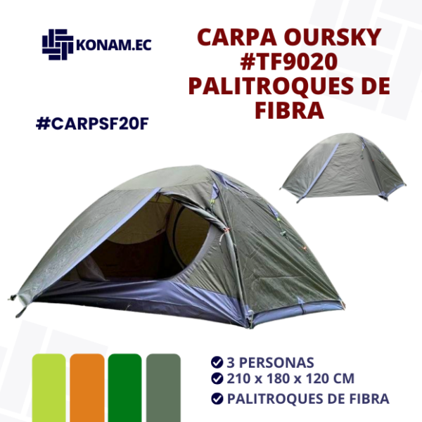 CARPA OURSKY #TF9020 PALITROQUES DE FIBRA #CARPSF20F