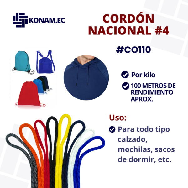 CORDÓN NACIONAL #4 #CO110