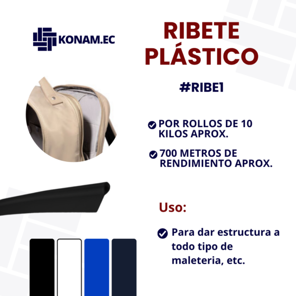 RIBETE PLÁSTICO #RIBE1