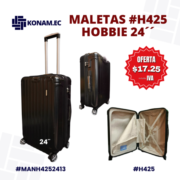 MALETA DE VIAJE 24'' VENTA POR UNIDAD #H425 #MANH42524