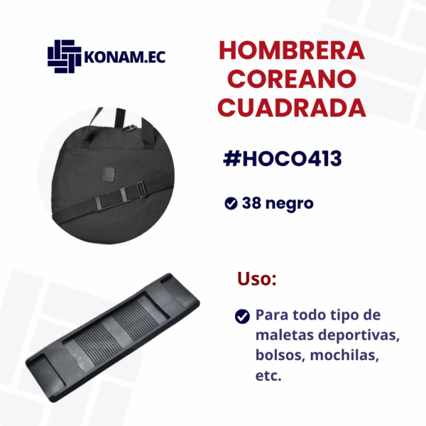 HOMBRERA COREANO CUADRADA NEGRA #HOCO413