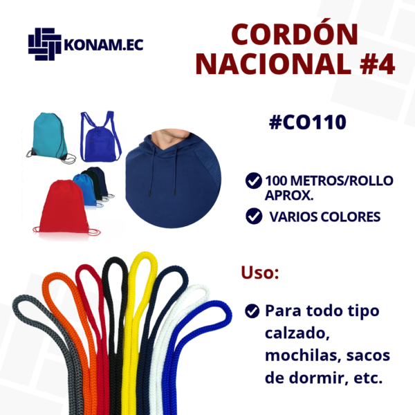 CORDÓN NACIONAL #4 #CO110