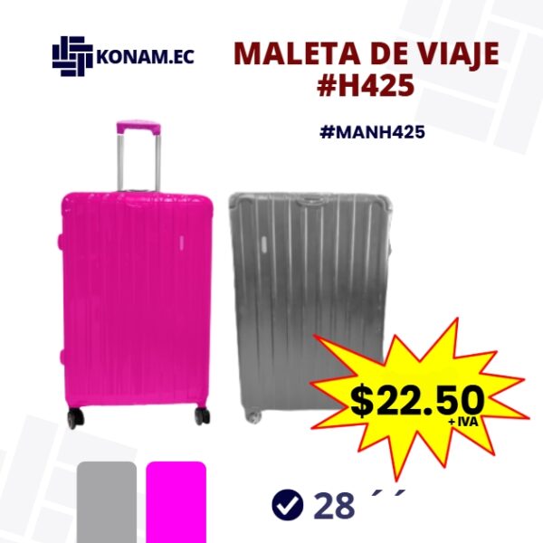 MALETA DE VIAJE 28'' (PULGADAS) #H425 #MANH42528