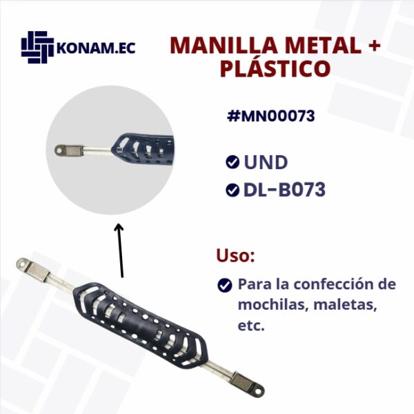 MANILLA #DL-B073 METAL + PLÁSTICO #MN00073