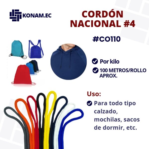 CORDÓN NACIONAL #4 #CO110