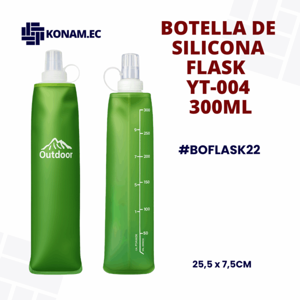 BOTELLA DE SILICONA FLASK YT-004 de 300ML #BOFLASK22