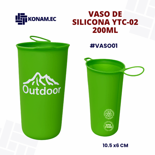 VASO DE SILICONA YTC-02 DE 200ML #VASO01