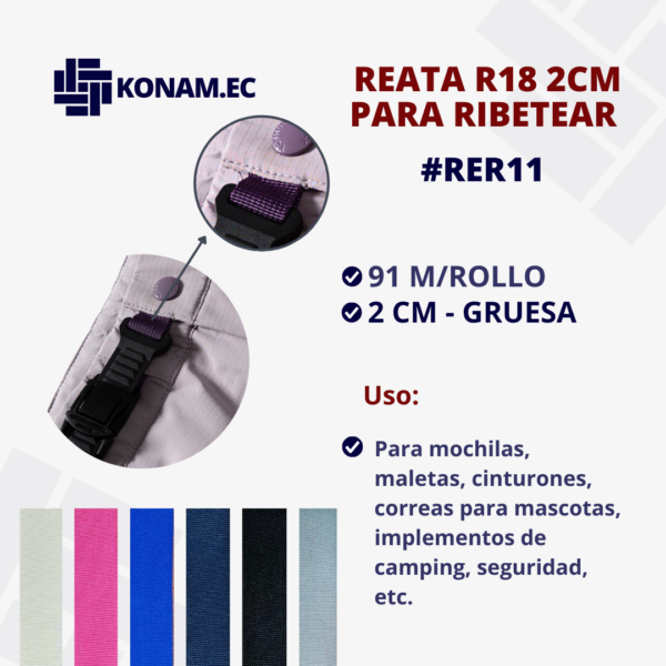 REATA R18  2CM GRUESA  #RER11