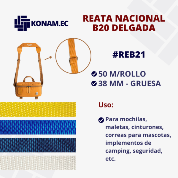 REATA NACIONAL B20  38 MM DELGADA #REB21