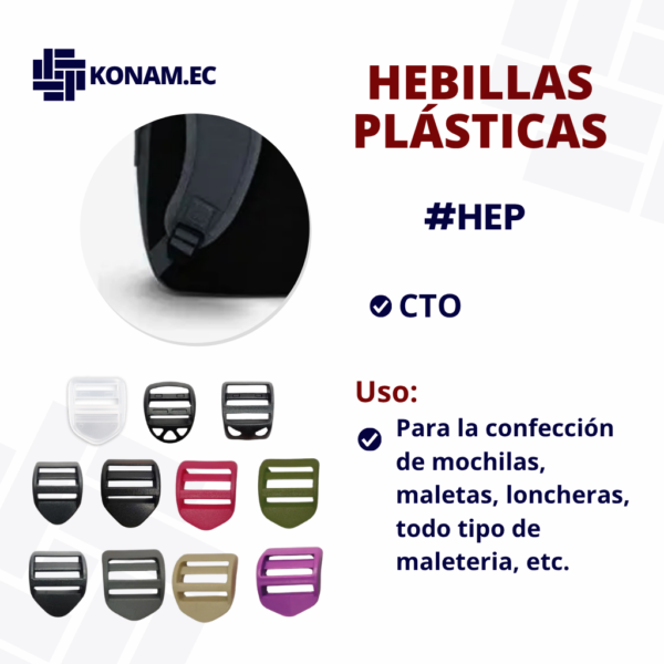 HEBILLAS PLÁSTICAS #HEP