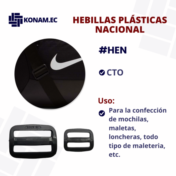 HEBILLAS PLÁSTICAS NACIONALES #HEN