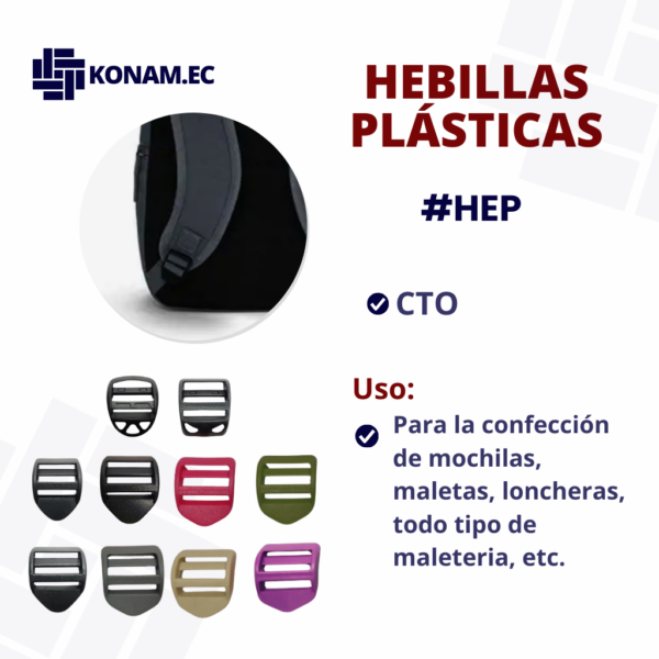 HEBILLAS PLÁSTICAS #HEP