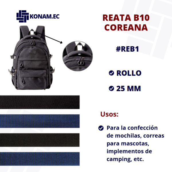 REATAS B10 COREANAS #REB1