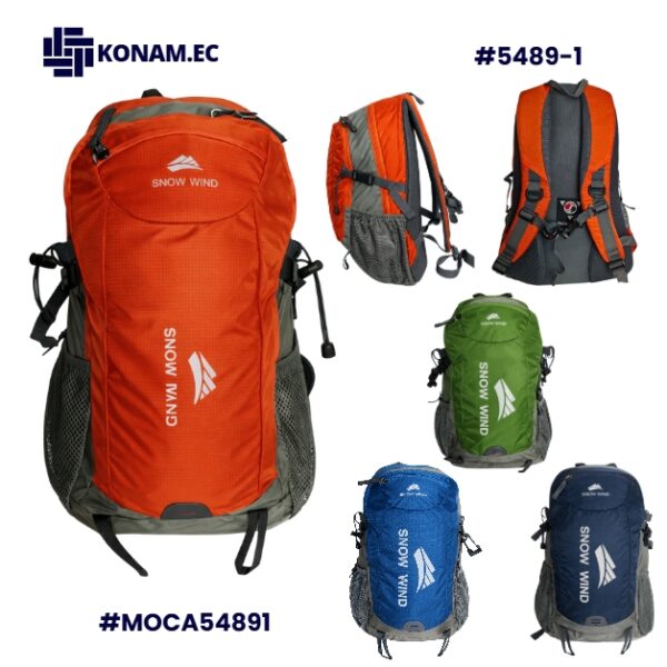 MOCHILA CAMPING SNOW WIND #5489-1 35 LITROS #MOCA54891