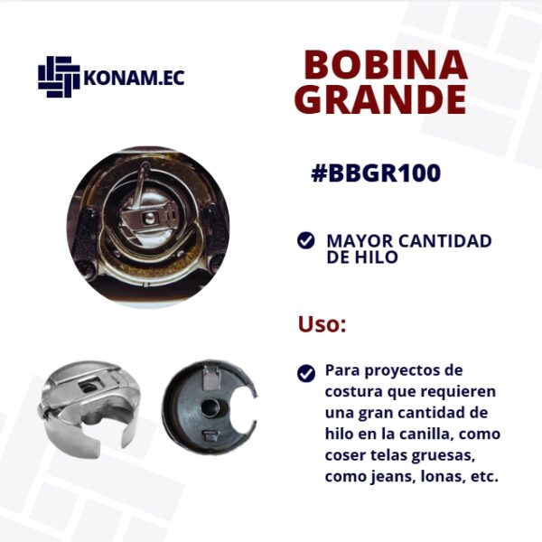 BOBINA GRANDE  #BBGR100