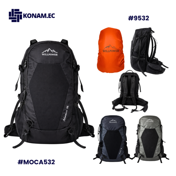 MOCHILLA CAMPING WILLPOWER #9532 40 LITROS #MOCA532