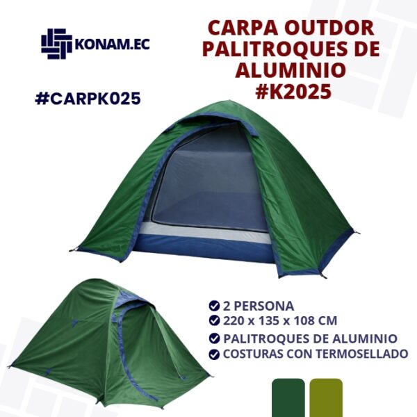 CARPA OUTDOR PALITROQUES DE ALUMINIO #K2025 #CARPK025