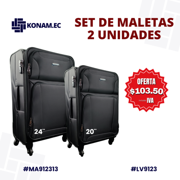 SET DE MALETAS Y VENTA POR UNIDAD #LV9123 #MA91232413