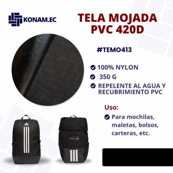 TELA MOJADA PVC 420D #TEMO413