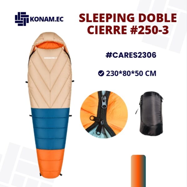 SLEEPING DOBLE CIERRE #250-3 #CARES2306