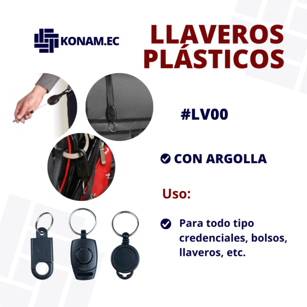 LLAVEROS PLÁSTICOS #LV00