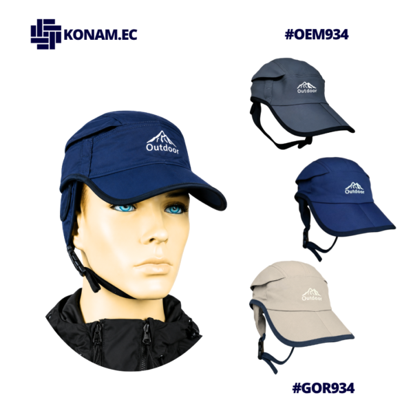 GORRA PEGABLE OUTDOOR CON DOBLE SEGURO #OEM934 #GOR934
