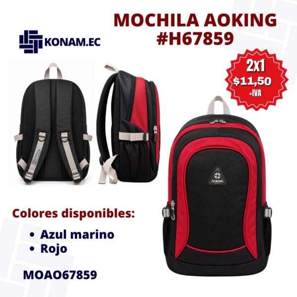 MOCHILA AOKING #H67859 #MOAO67859-OFERTA 2X1