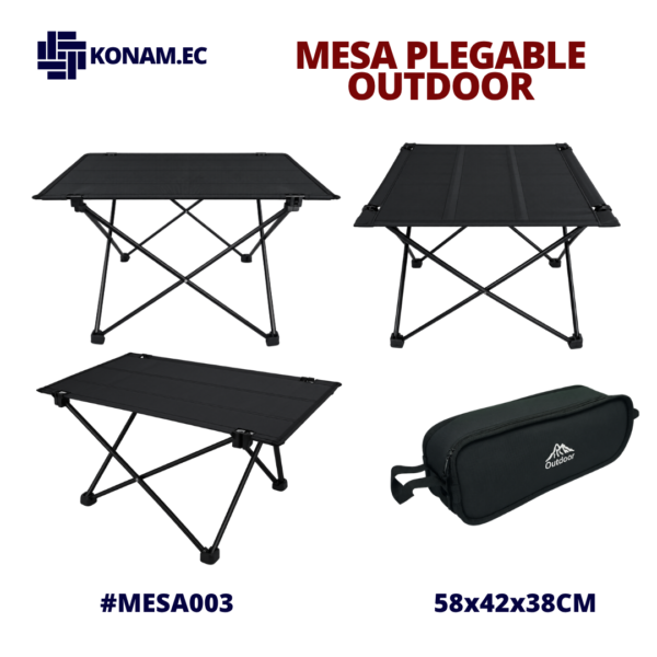 MESA PLEGABLE OUTDOOR #MESA003